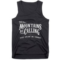 Mountains Are Calling Space Splash Big Thunder Theme Park Tank Top