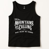 Mountains Are Calling Space Splash Big Thunder Theme Park Tank Top