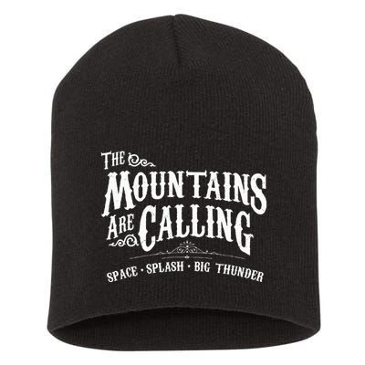 Mountains Are Calling Space Splash Big Thunder Theme Park Short Acrylic Beanie