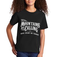 Mountains Are Calling Space Splash Big Thunder Theme Park Kids T-Shirt