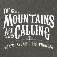 Mountains Are Calling Space Splash Big Thunder Theme Park Cotton Canvas Backpack