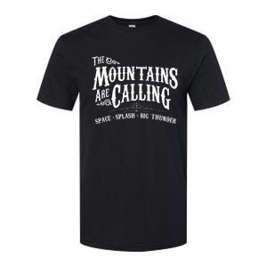 Mountains Are Calling Space Splash Big Thunder Theme Park Softstyle CVC T-Shirt