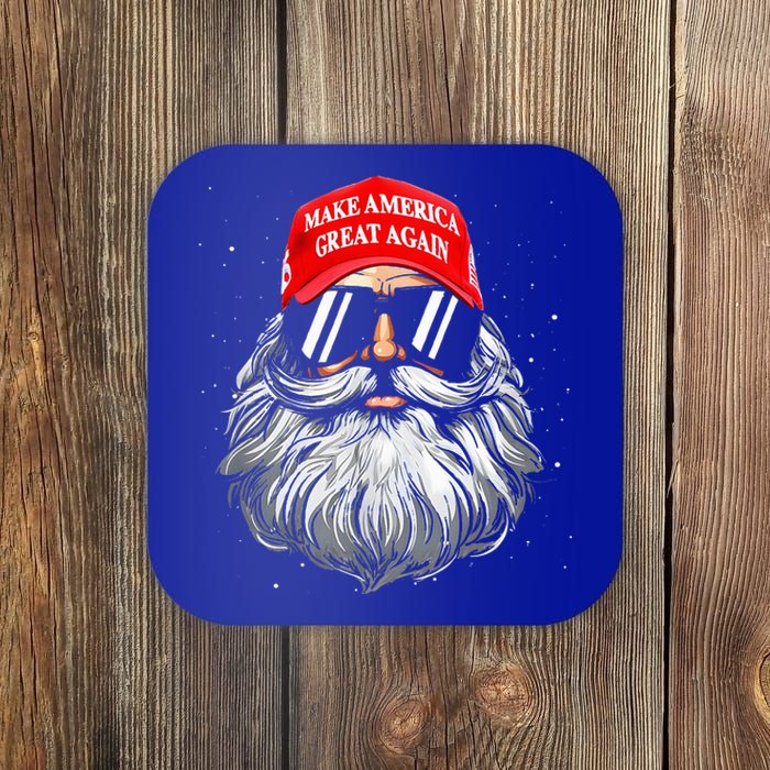 Make A Christmas Great Again Xmas Trump Santa Pajamas Coaster