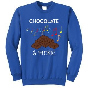 Musician And Chocolate Fan Music Notes Chocolatier Gift Sweatshirt