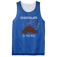 Musician And Chocolate Fan Music Notes Chocolatier Gift Mesh Reversible Basketball Jersey Tank