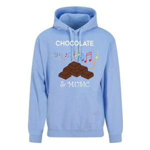 Musician And Chocolate Fan Music Notes Chocolatier Gift Unisex Surf Hoodie