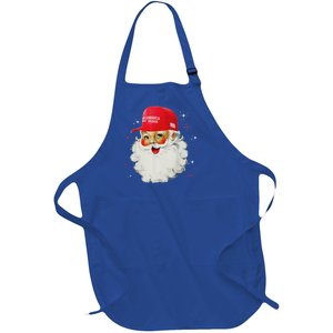 Make A Christmas Great Again Funny Xmas Santa Pajamas Funny Gift Full-Length Apron With Pockets