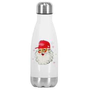 Make A Christmas Great Again Funny Xmas Santa Pajamas Funny Gift Stainless Steel Insulated Water Bottle