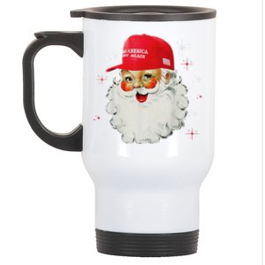 Make A Christmas Great Again Funny Xmas Santa Pajamas Funny Gift Stainless Steel Travel Mug