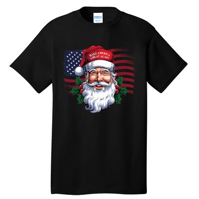 Make A Christmas Great Again Xmas Trump Maga Pajamas Santa Tall T-Shirt