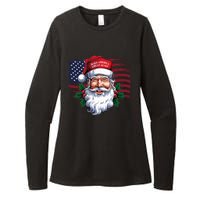 Make A Christmas Great Again Xmas Trump Maga Pajamas Santa Womens CVC Long Sleeve Shirt