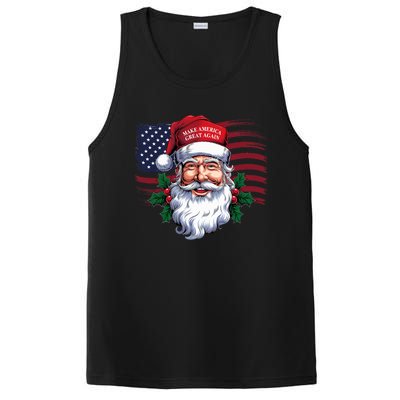 Make A Christmas Great Again Xmas Trump Maga Pajamas Santa PosiCharge Competitor Tank