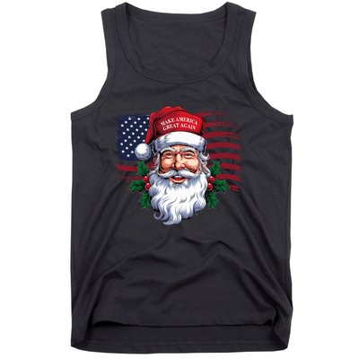 Make A Christmas Great Again Xmas Trump Maga Pajamas Santa Tank Top