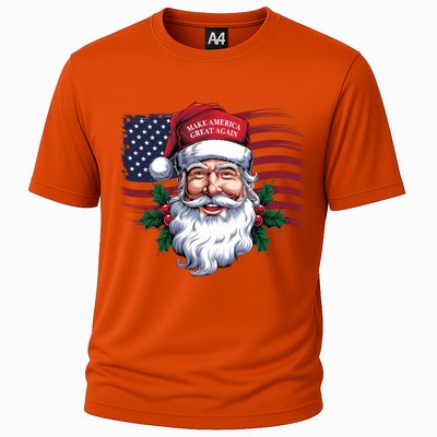 Make A Christmas Great Again Xmas Trump Maga Pajamas Santa Great Gift Cooling Performance Crew T-Shirt