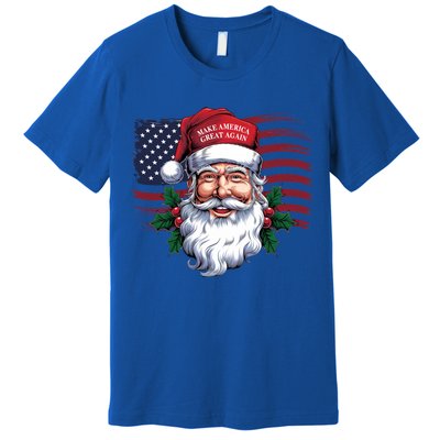 Make A Christmas Great Again Xmas Trump Maga Pajamas Santa Great Gift Premium T-Shirt