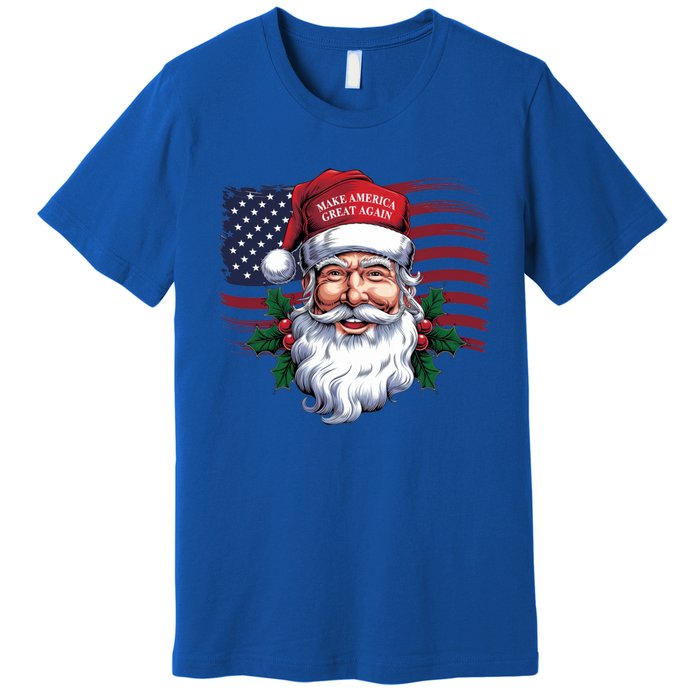 Make A Christmas Great Again Xmas Trump Maga Pajamas Santa Great Gift Premium T-Shirt