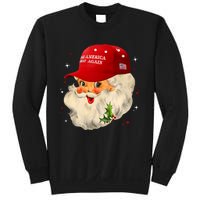 Make A Christmas Great Again Funny Xmas Trump Santa Pajamas Sweatshirt