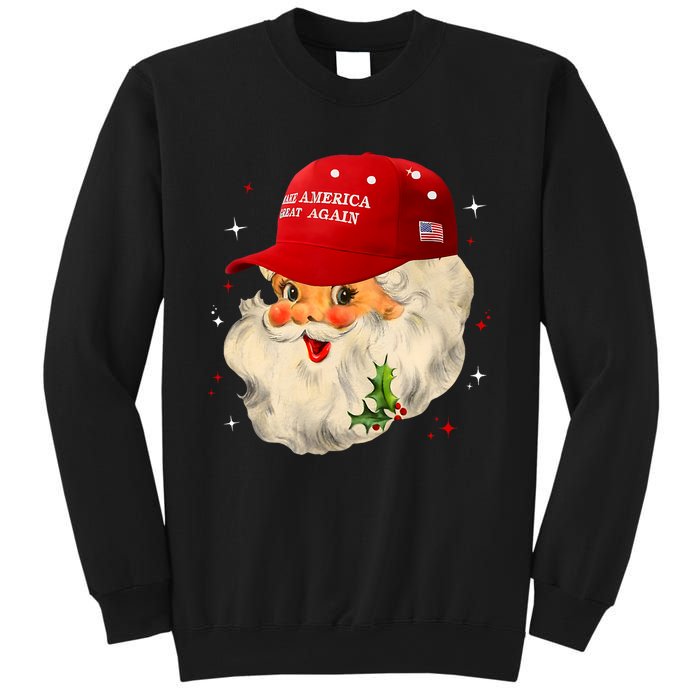 Make A Christmas Great Again Funny Xmas Trump Santa Pajamas Sweatshirt