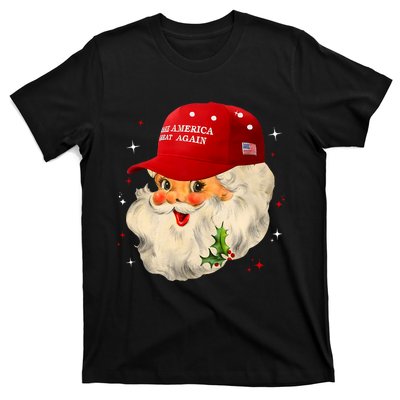 Make A Christmas Great Again Funny Xmas Trump Santa Pajamas T-Shirt