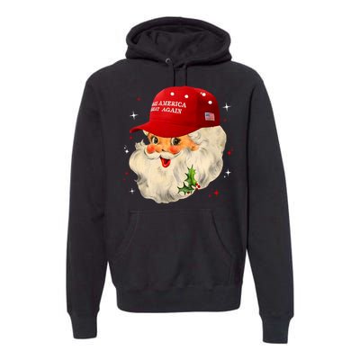 Make A Christmas Great Again Funny Xmas Trump Santa Pajamas Premium Hoodie