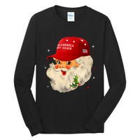 Make A Christmas Great Again Funny Xmas Trump Santa Pajamas Tall Long Sleeve T-Shirt