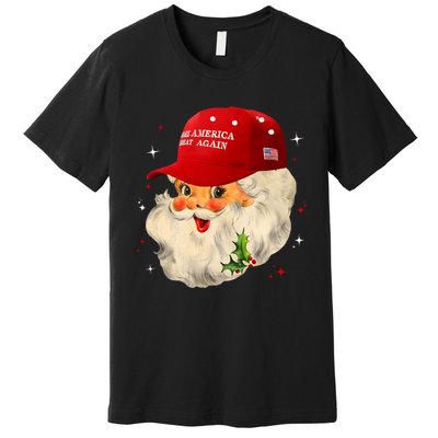 Make A Christmas Great Again Funny Xmas Trump Santa Pajamas Premium T-Shirt