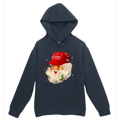 Make A Christmas Great Again Funny Xmas Trump Santa Pajamas Urban Pullover Hoodie