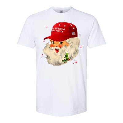 Make A Christmas Great Again Funny Xmas Trump Santa Pajamas Softstyle CVC T-Shirt