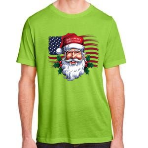 Make A Christmas Great Again Xmas Trump Maga Pajamas Santa Adult ChromaSoft Performance T-Shirt