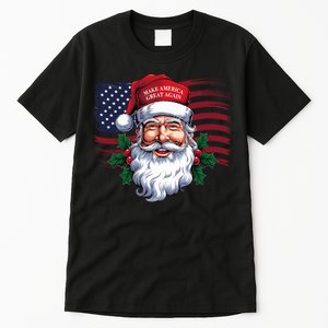 Make A Christmas Great Again Xmas Trump Maga Pajamas Santa Tall T-Shirt