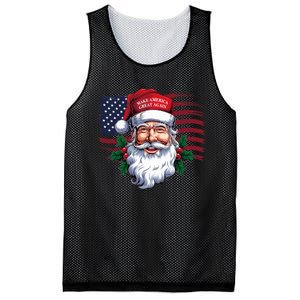 Make A Christmas Great Again Xmas Trump Maga Pajamas Santa Mesh Reversible Basketball Jersey Tank