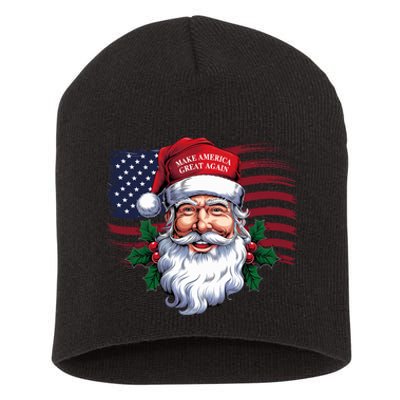 Make A Christmas Great Again Xmas Trump Maga Pajamas Santa Short Acrylic Beanie