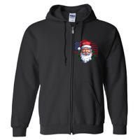 Make A Christmas Great Again Xmas Trump Maga Pajamas Santa Full Zip Hoodie