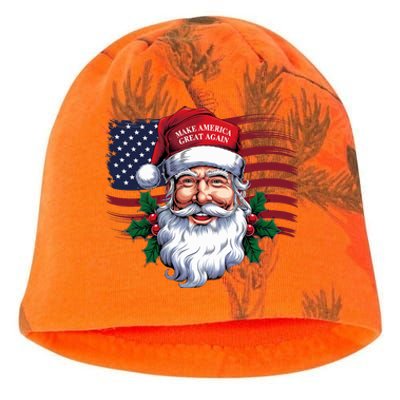 Make A Christmas Great Again Xmas Trump Maga Pajamas Santa Kati - Camo Knit Beanie