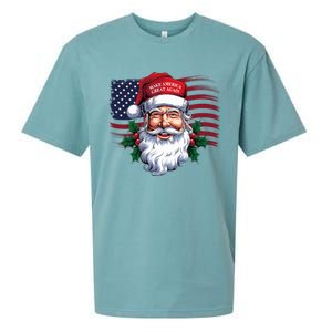 Make A Christmas Great Again Xmas Trump Maga Pajamas Santa Sueded Cloud Jersey T-Shirt