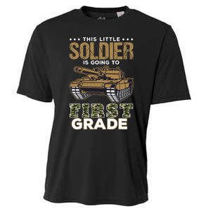 Military Army Camo Tanks First Grade Back To School Cooling Performance Crew T-Shirt