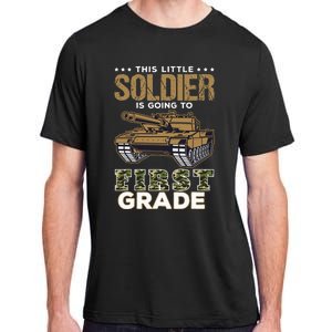 Military Army Camo Tanks First Grade Back To School Adult ChromaSoft Performance T-Shirt