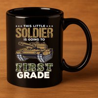 Military Army Camo Tanks First Grade Back To School 11oz C Handle Ceramic Mug