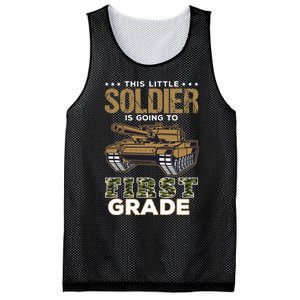 Military Army Camo Tanks First Grade Back To School Mesh Reversible Basketball Jersey Tank