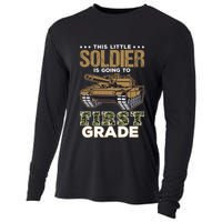 Military Army Camo Tanks First Grade Back To School Cooling Performance Long Sleeve Crew