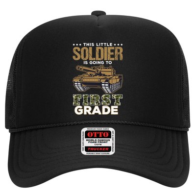Military Army Camo Tanks First Grade Back To School Trucker Hat