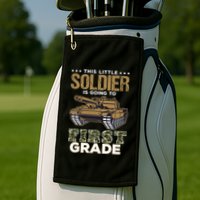 Military Army Camo Tanks First Grade Back To School Golf Towel