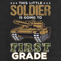 Military Army Camo Tanks First Grade Back To School Golf Towel