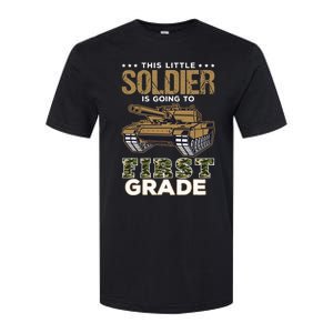 Military Army Camo Tanks First Grade Back To School Softstyle CVC T-Shirt