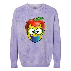 Mr Appleberry Costume Miss Appleberry Colorblast Crewneck Sweatshirt