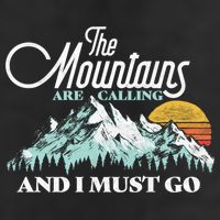 Mountains Are Calling & I Must Go Retro Vintage Trucker Hat