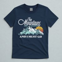 Mountains Are Calling & I Must Go Retro Vintage T-Shirt