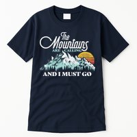 Mountains Are Calling & I Must Go Retro Vintage Tall T-Shirt