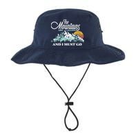 Mountains Are Calling & I Must Go Retro Vintage Bucket Hat
