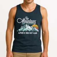Mountains Are Calling & I Must Go Retro Vintage Tank Top
